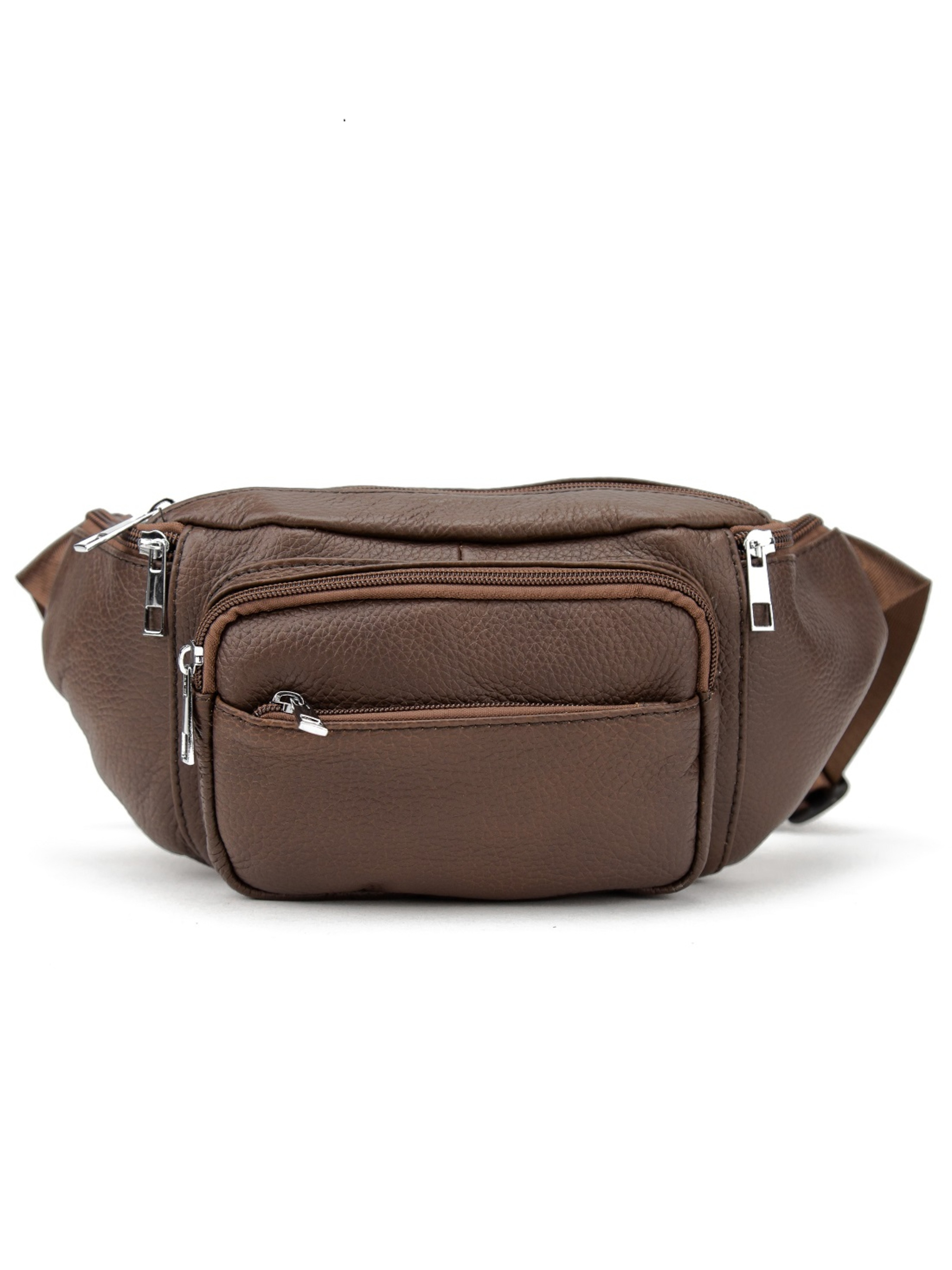 RoyalBag Поясна сумка (M56-2030C) Чоловіче, колір - Коричневий, матеріал - Шкіра