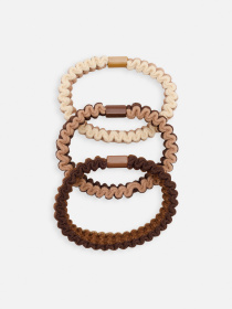 Набір резинок для волосся, жіночі  колір коричневий ЦБ-00267089 YUKI модель ЦБ-00267089 Фото