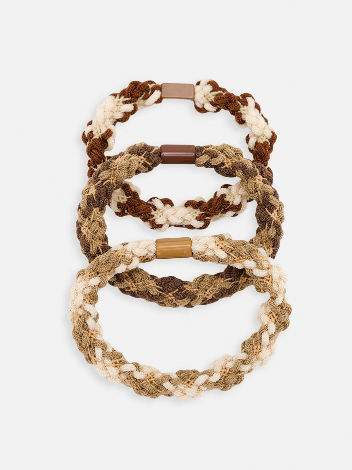 Набір резинок для волосся, жіночі  колір коричневий ЦБ-00267091 YUKI Модель ЦБ-00267091 Фото