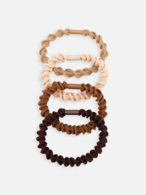 Набір резинок для волосся, жіночі колір коричневий ЦБ-00267099 YUKI модель ЦБ-00267099 Фото