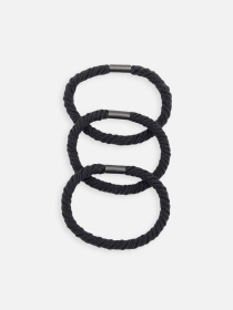 Набір резинок для волосся, жіночі колір чорний ЦБ-00267100 YUKI модель ЦБ-00267100 Фото