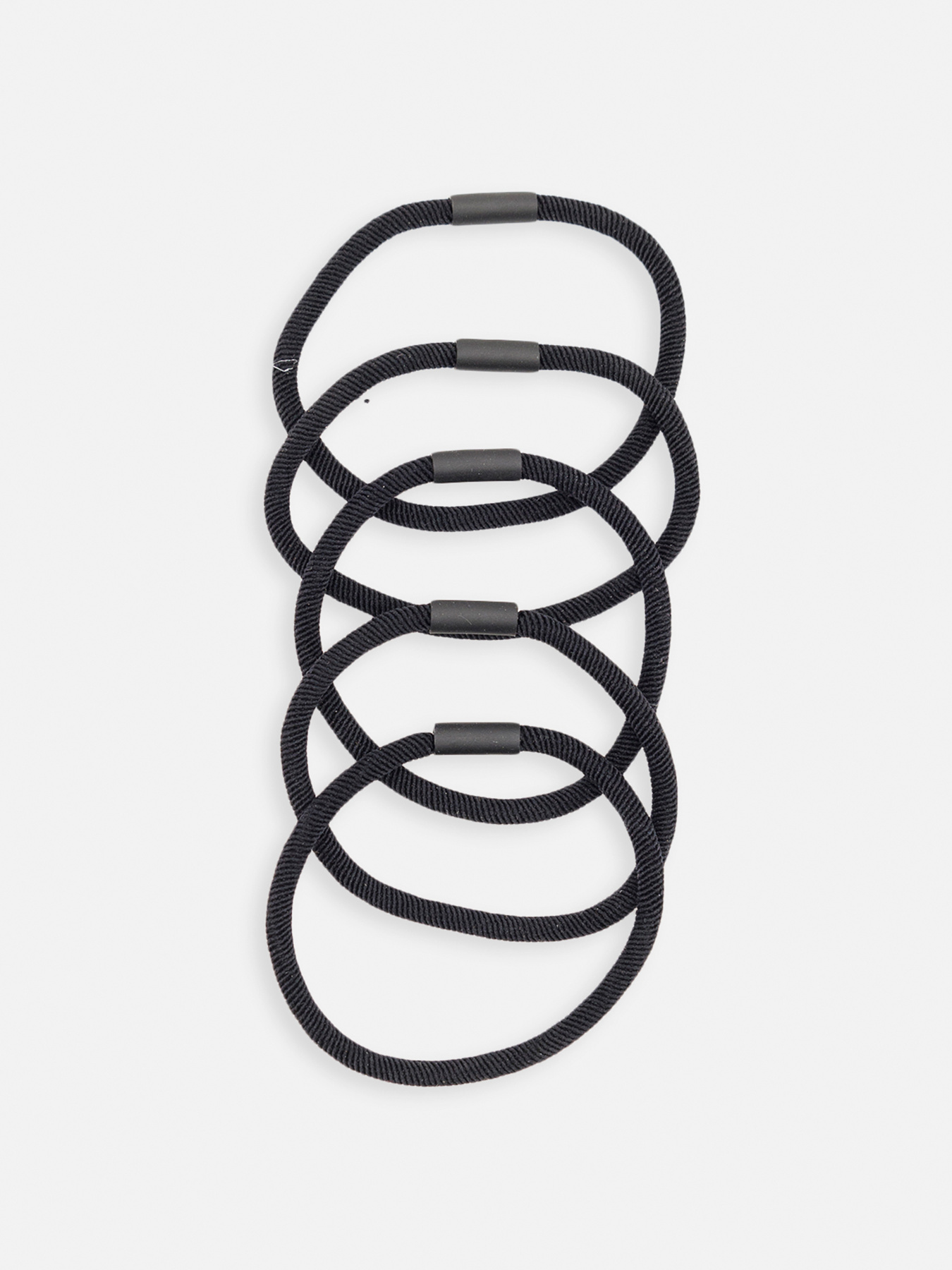 Набір резинок для волосся, жіночі  колір чорний ЦБ-00267102 YUKI модель ЦБ-00267102 Фото