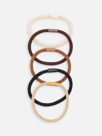 Набір резинок для волосся, жіночі колір різнокольоровий ЦБ-00267103 YUKI модель ЦБ-00267103 Фото