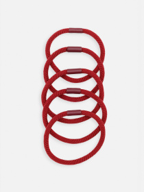 Набір резинок для волосся, жіночі  колір червоний ЦБ-00267104 YUKI модель ЦБ-00267104 Фото