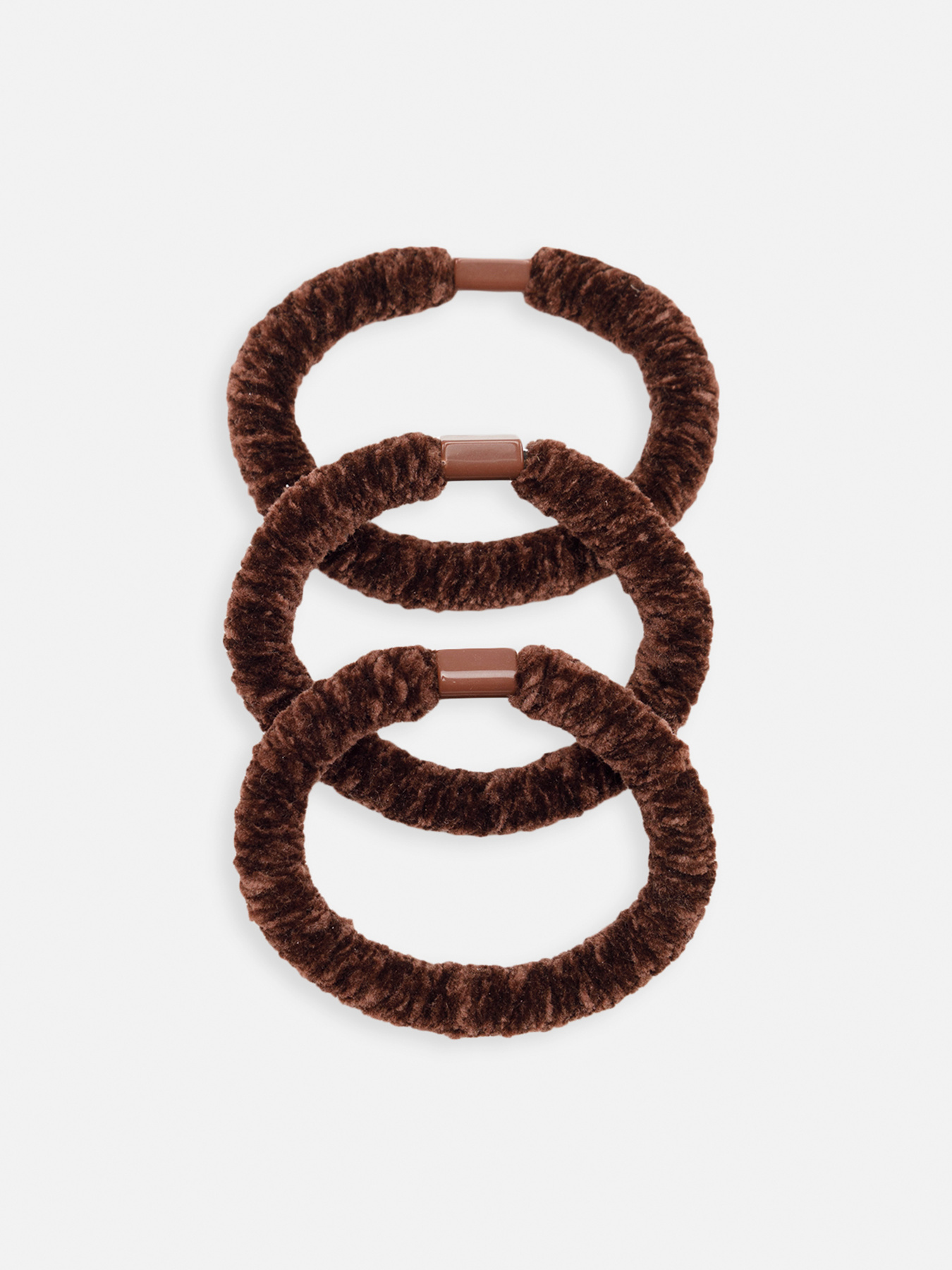 Набір резинок для волосся, жіночі  колір коричневий ЦБ-00267106 YUKI Модель ЦБ-00267106 Фото