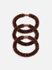 Набір резинок для волосся, жіночі  колір коричневий ЦБ-00267106 YUKI модель ЦБ-00267106 Фото