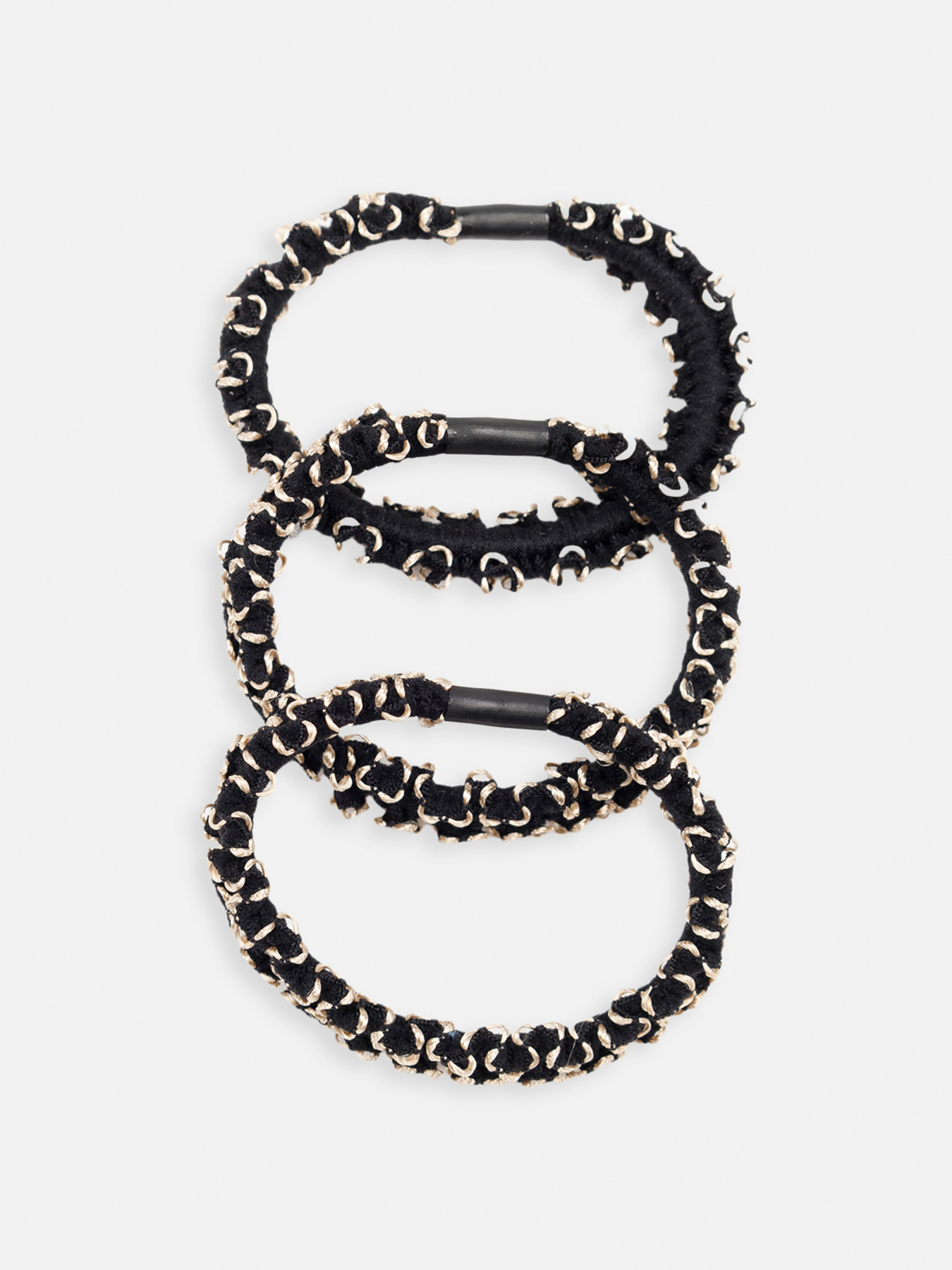 Набір резинок для волосся, жіночі колір чорний ЦБ-00267107 YUKI модель ЦБ-00267107 Фото