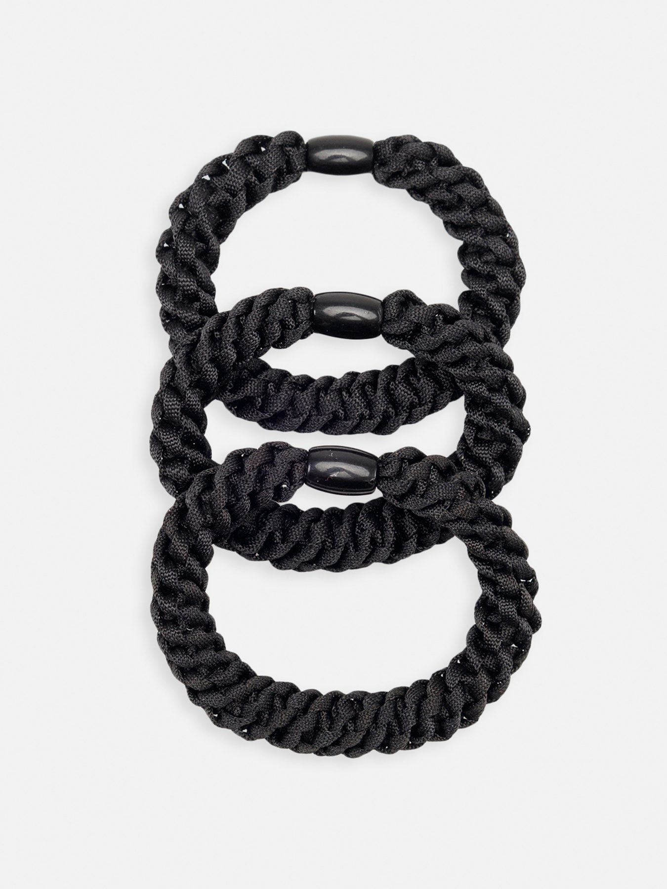 Набір резинок для волосся, жіночі  колір чорний ЦБ-00267117 YUKI модель ЦБ-00267117 Фото