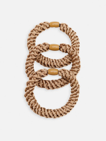 Набор резинок для волос, женский цвет капучино ЦБ-00267118 YUKI модель ЦБ-00267118 Набор резинок для волос, женский цвет капучино ЦБ-00267118 YUKI модель ЦБ-00267118 Фото