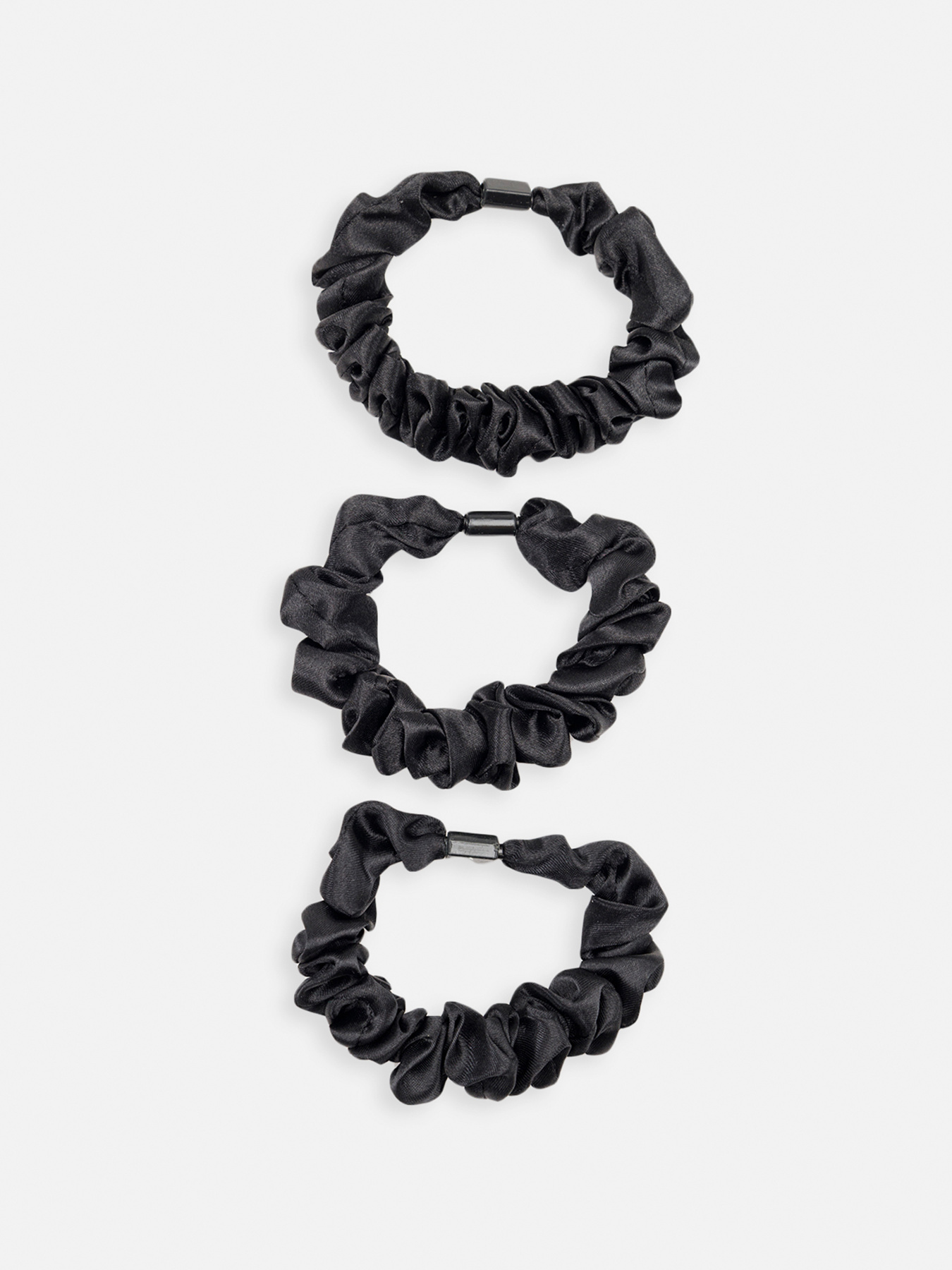 Набор резинок для волос, женский цвет черный ЦБ-00267122 YUKI модель ЦБ-00267122 Фото