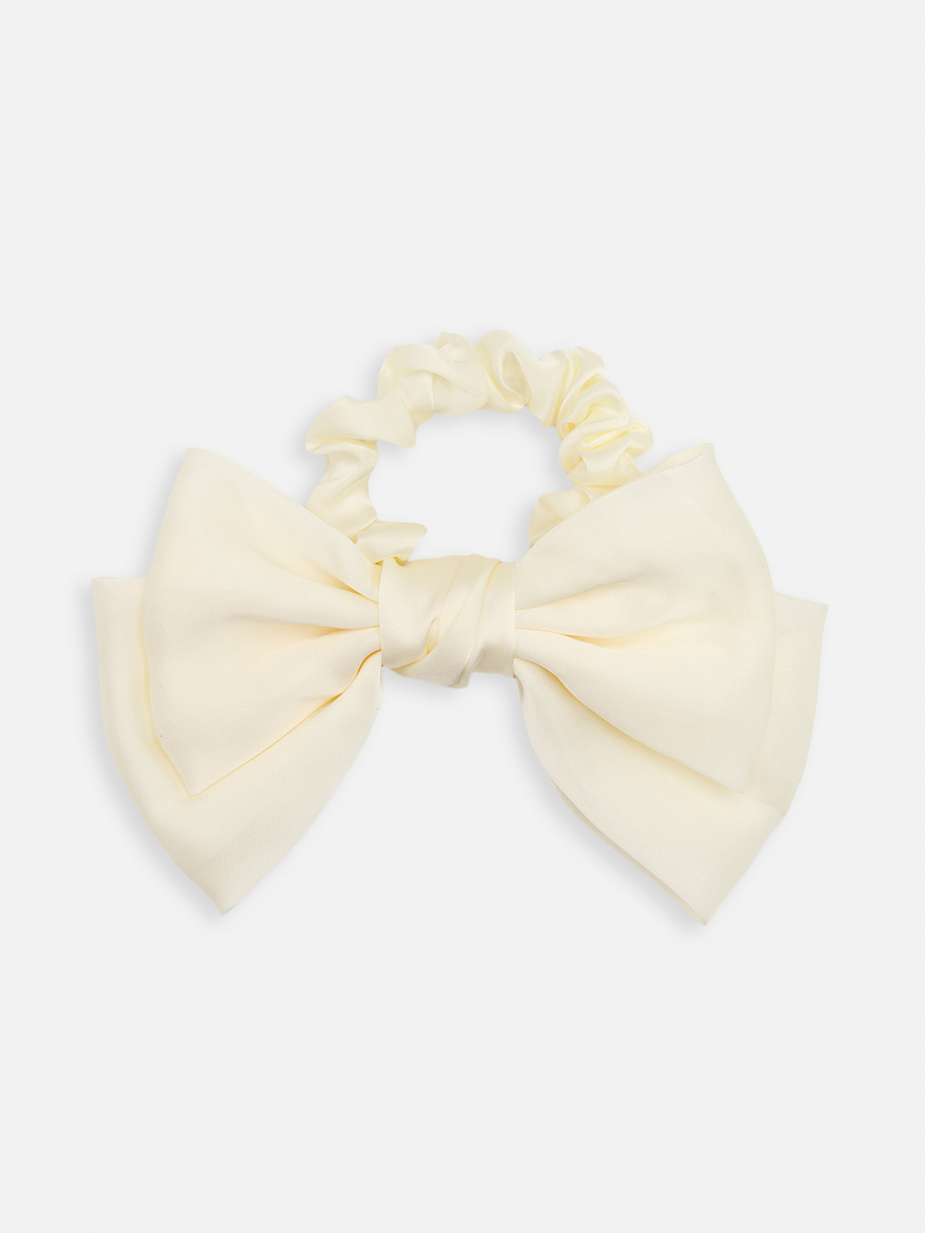 Бант для волосся жіночий  колір молочний ЦБ-00267130 YUKI модель ЦБ-00267130 Фото