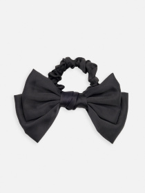 Бант для волосся жіночий колір чорний ЦБ-00267131 YUKI модель ЦБ-00267131 Фото