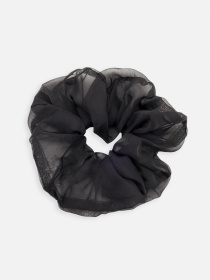Резинка для волос женская цвет черный ЦБ-00267136 YUKI модель ЦБ-00267136 Фото