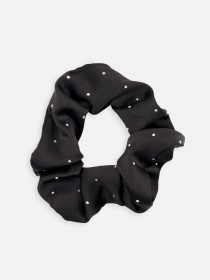 Резинка для волос женская цвет черный ЦБ-00267139 YUKI модель ЦБ-00267139 Фото