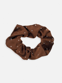 Резинка для волос женская цвет коричневый ЦБ-00267141 YUKI модель ЦБ-00267141 Резинка для волос женская цвет коричневый ЦБ-00267141 YUKI модель ЦБ-00267141 Фото