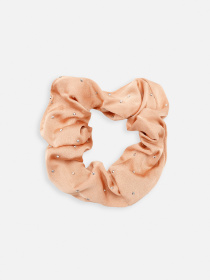 Резинка для волосся жіноча колір персиковий ЦБ-00267142 YUKI модель ЦБ-00267142 Фото