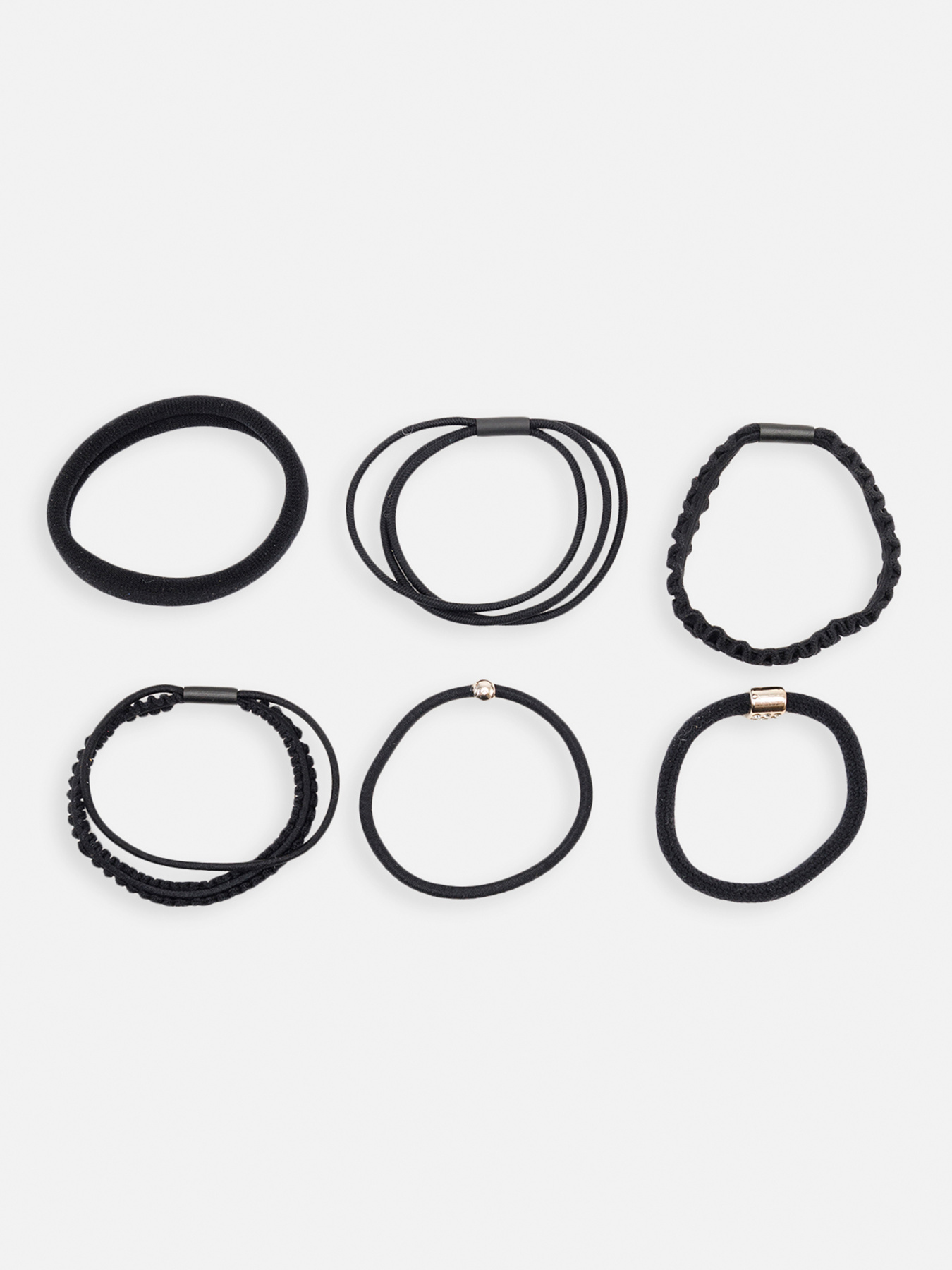 Набір резинок для волосся, жіночі колір чорний ЦБ-00267170 YUKI Модель ЦБ-00267170 Фото