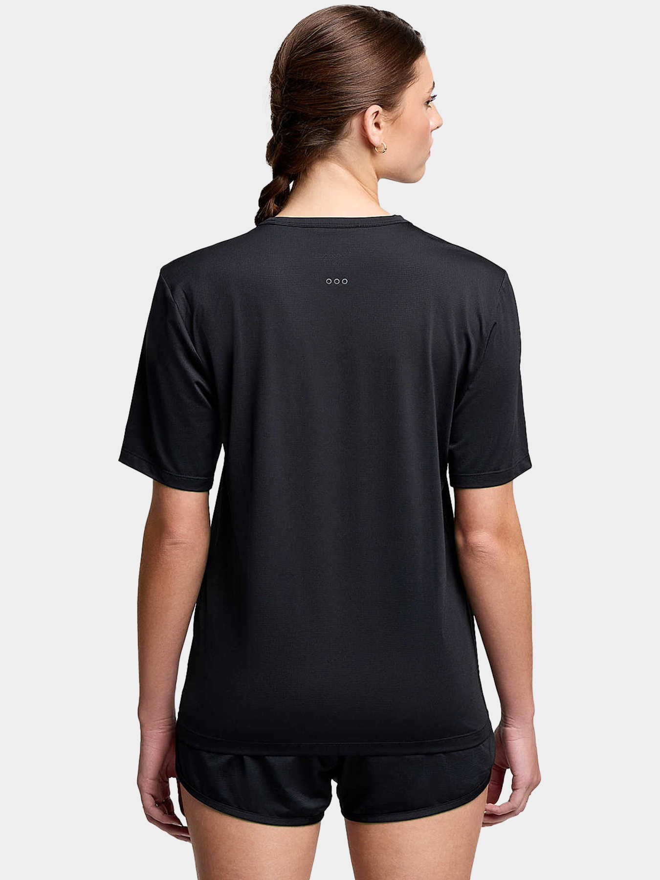 Женская футболка Saucony STOPWATCH SHORT SLEEVE модель SAW800484-BK Фото