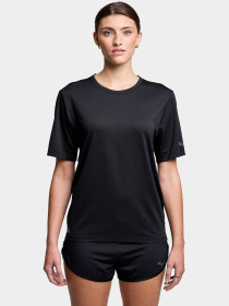 Женская футболка Saucony STOPWATCH SHORT SLEEVE модель SAW800484-BK Женская футболка Saucony STOPWATCH SHORT SLEEVE модель SAW800484-BK Фото