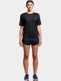 Женская футболка Saucony STOPWATCH SHORT SLEEVE модель SAW800484-BK Женская футболка Saucony STOPWATCH SHORT SLEEVE модель SAW800484-BK Фото