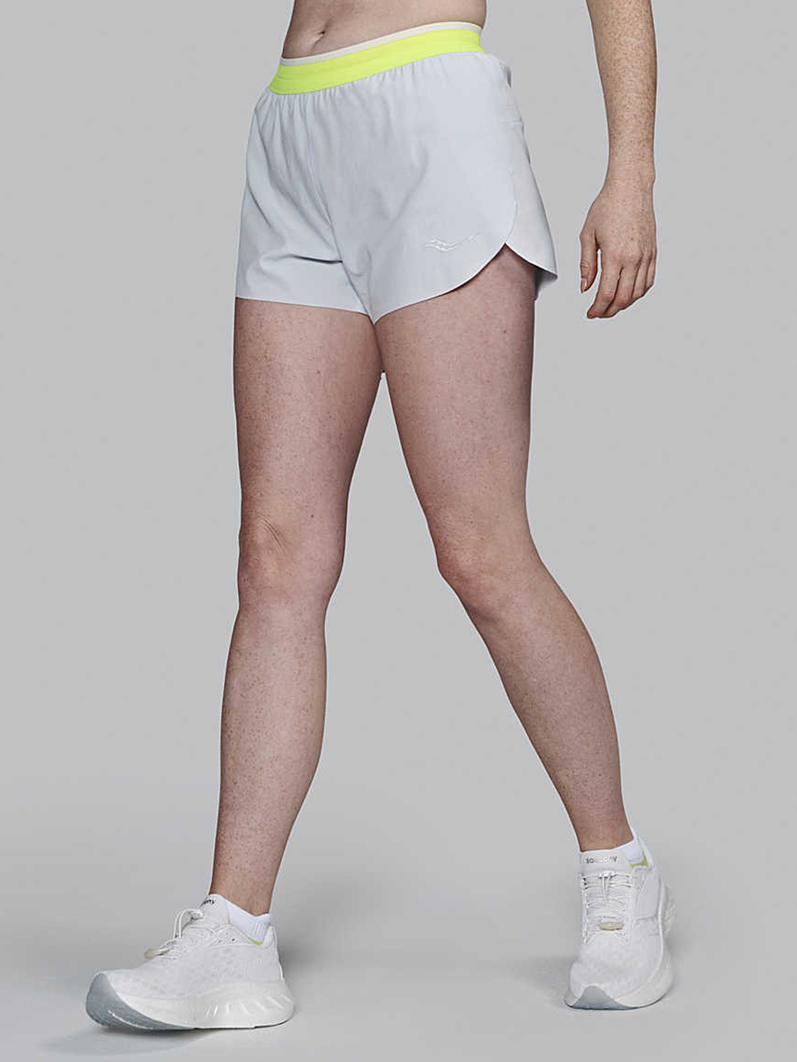 Жіночі Спортивні шорти Saucony  (areurl-11141) колір сірий, матеріал поліестер