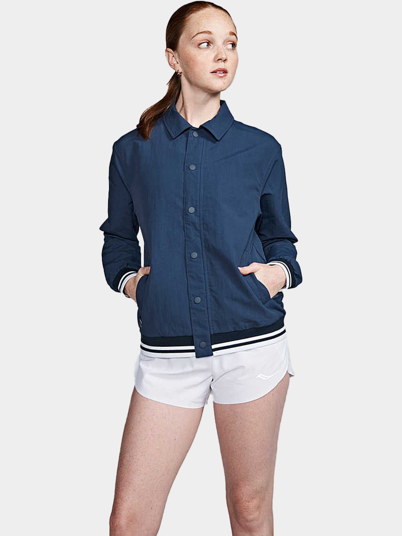 Бомбер Saucony модель SAU800075-NV Фото