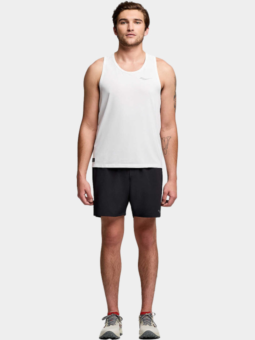 Мужская майка Saucony STOPWATCH SINGLET модель SAM800375-WH Фото