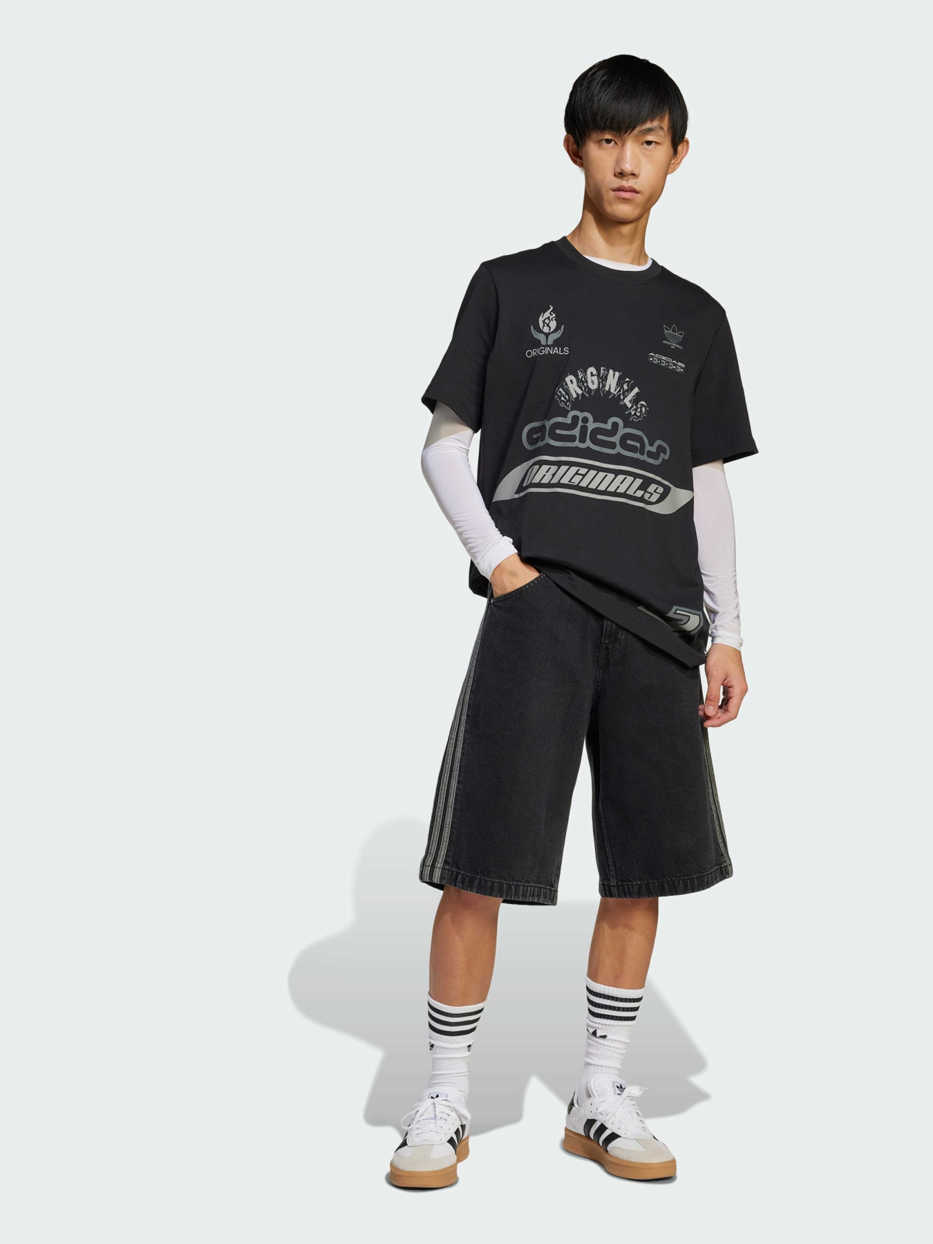 Шорты Adidas Adicolor модель JC6719 Шорты Adidas Adicolor модель JC6719 Фото