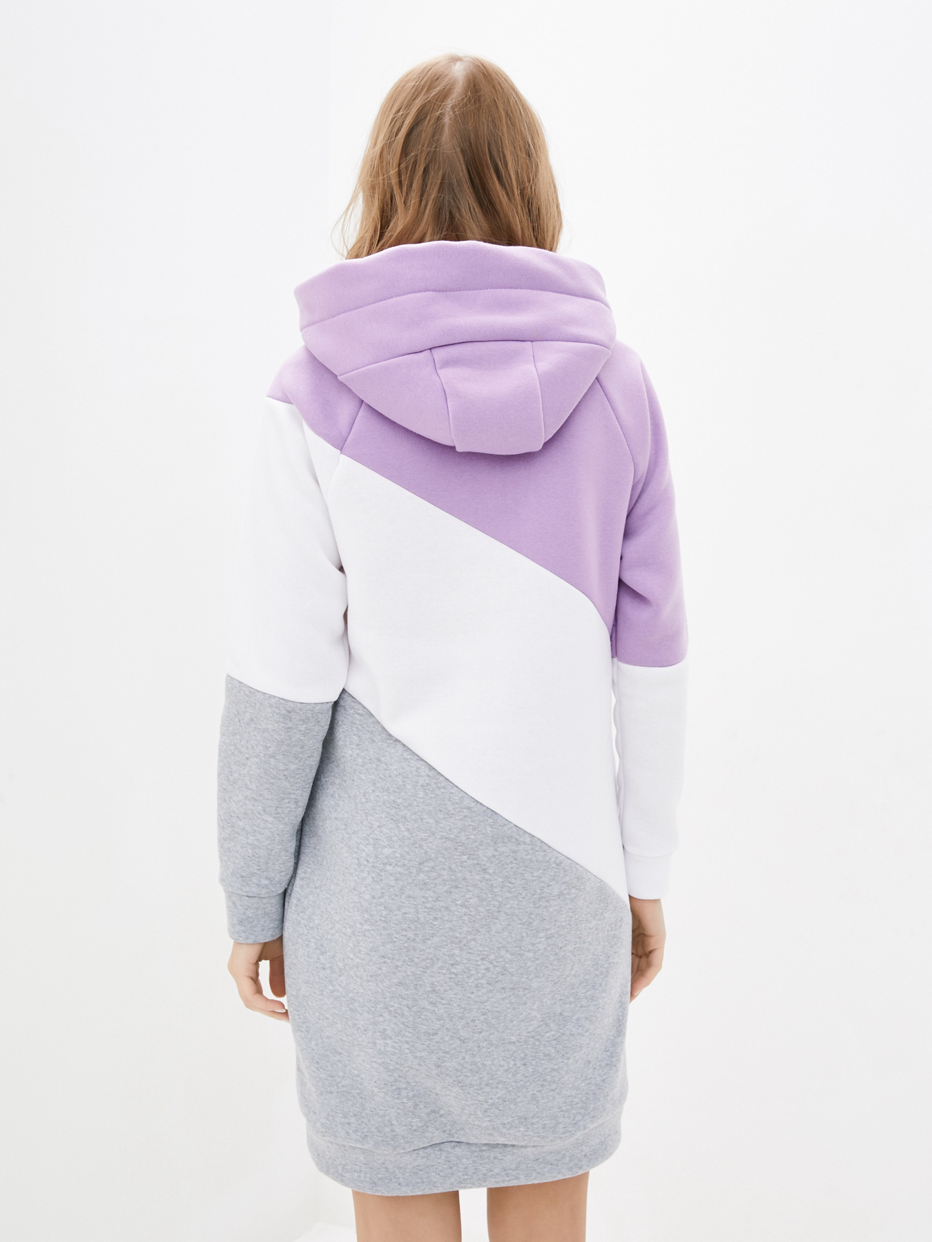 Платье мини ISSA Plus модель SA-60_graylilac Фото