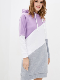 Платье мини ISSA Plus модель SA-60_graylilac Фото