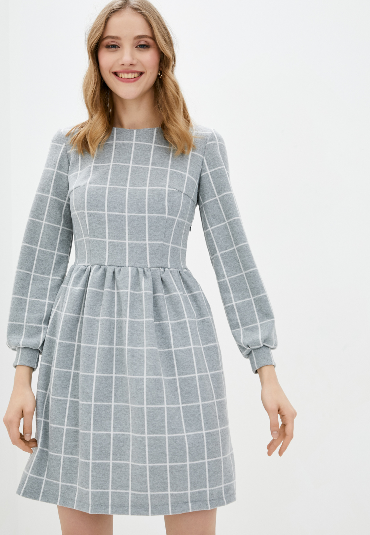 Платья ISSA Plus модель SA-91A_lightgray Фото