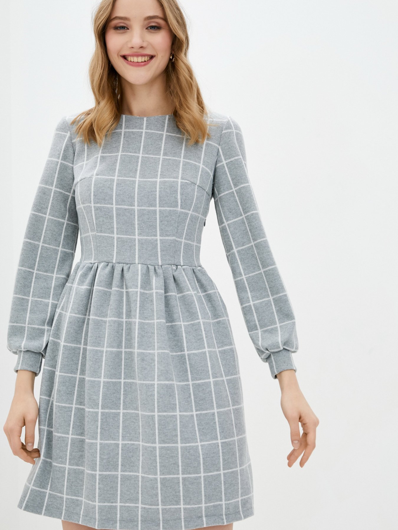 Платья ISSA Plus модель SA-91A_lightgray Фото