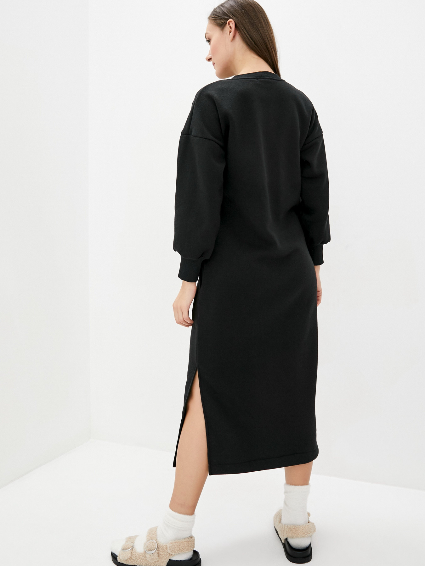 Сукня міді ISSA Plus модель 12946_black Фото