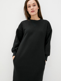 Сукня міді ISSA Plus модель 12946_black Фото