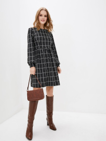 Сукня міні ISSA Plus модель SA-91A_darkgray Фото