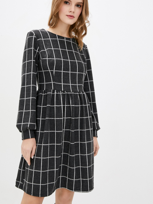 Платье мини ISSA Plus модель SA-91A_darkgray Фото