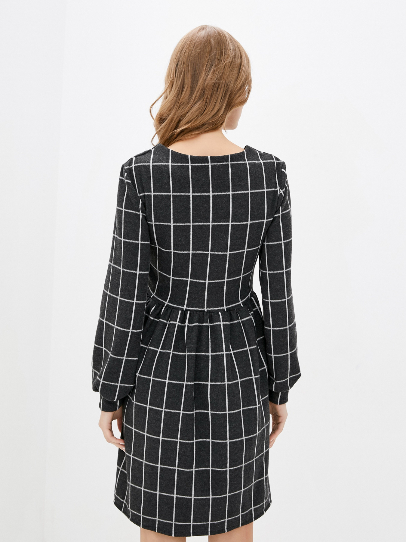 Платье мини ISSA Plus модель SA-91A_darkgray Фото