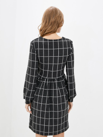 Платье мини ISSA Plus модель SA-91A_darkgray Фото