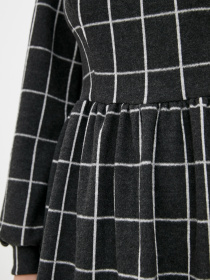 Платье мини ISSA Plus модель SA-91A_darkgray Фото