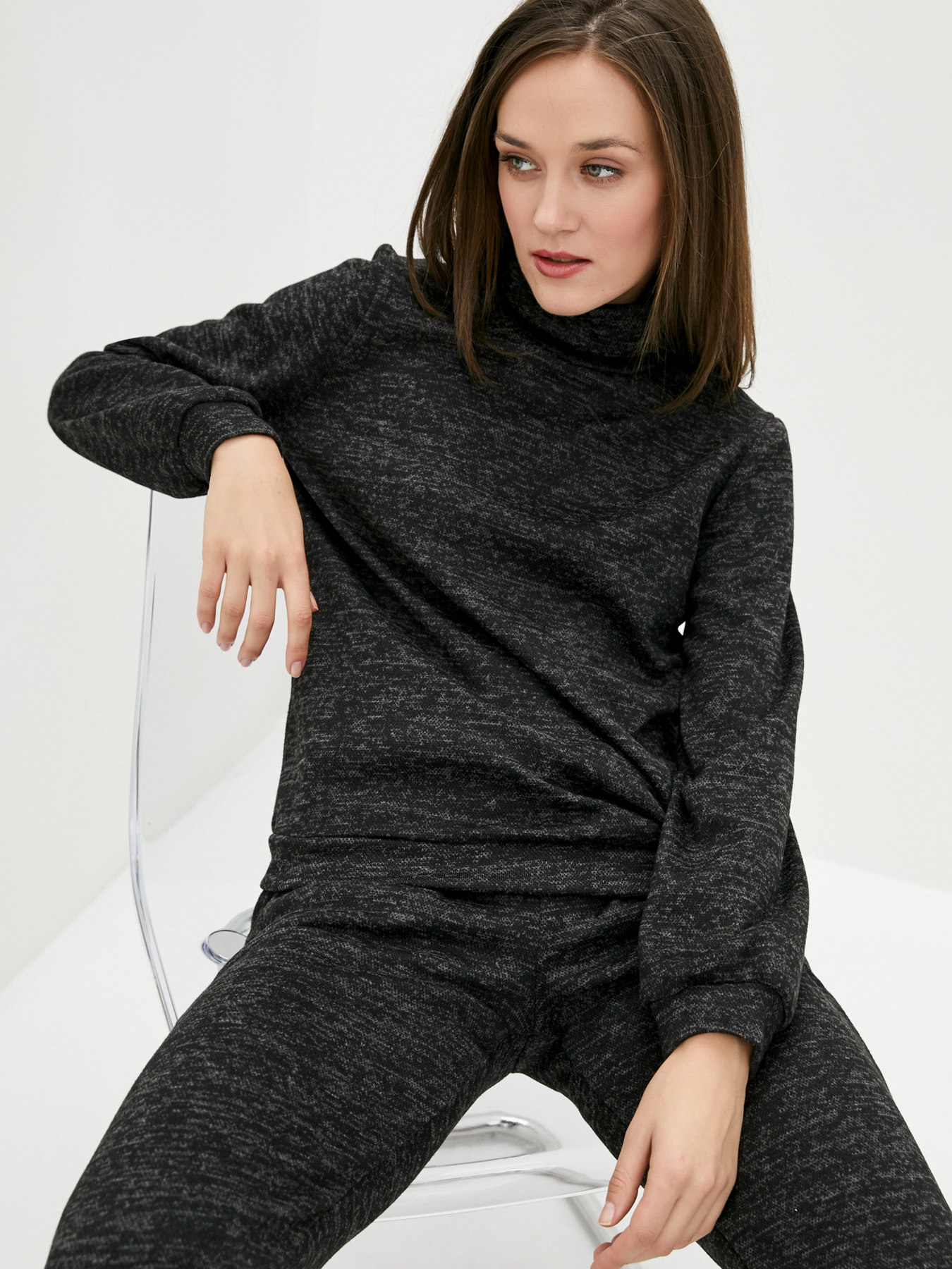 Спортивний костюм ISSA Plus модель 12218A_black Фото