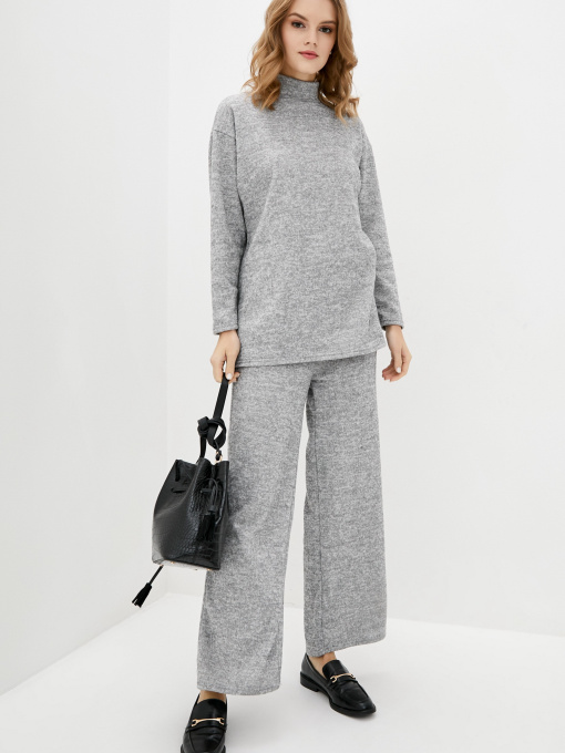 Повсякденний костюм ISSA Plus модель 12253_gray Фото