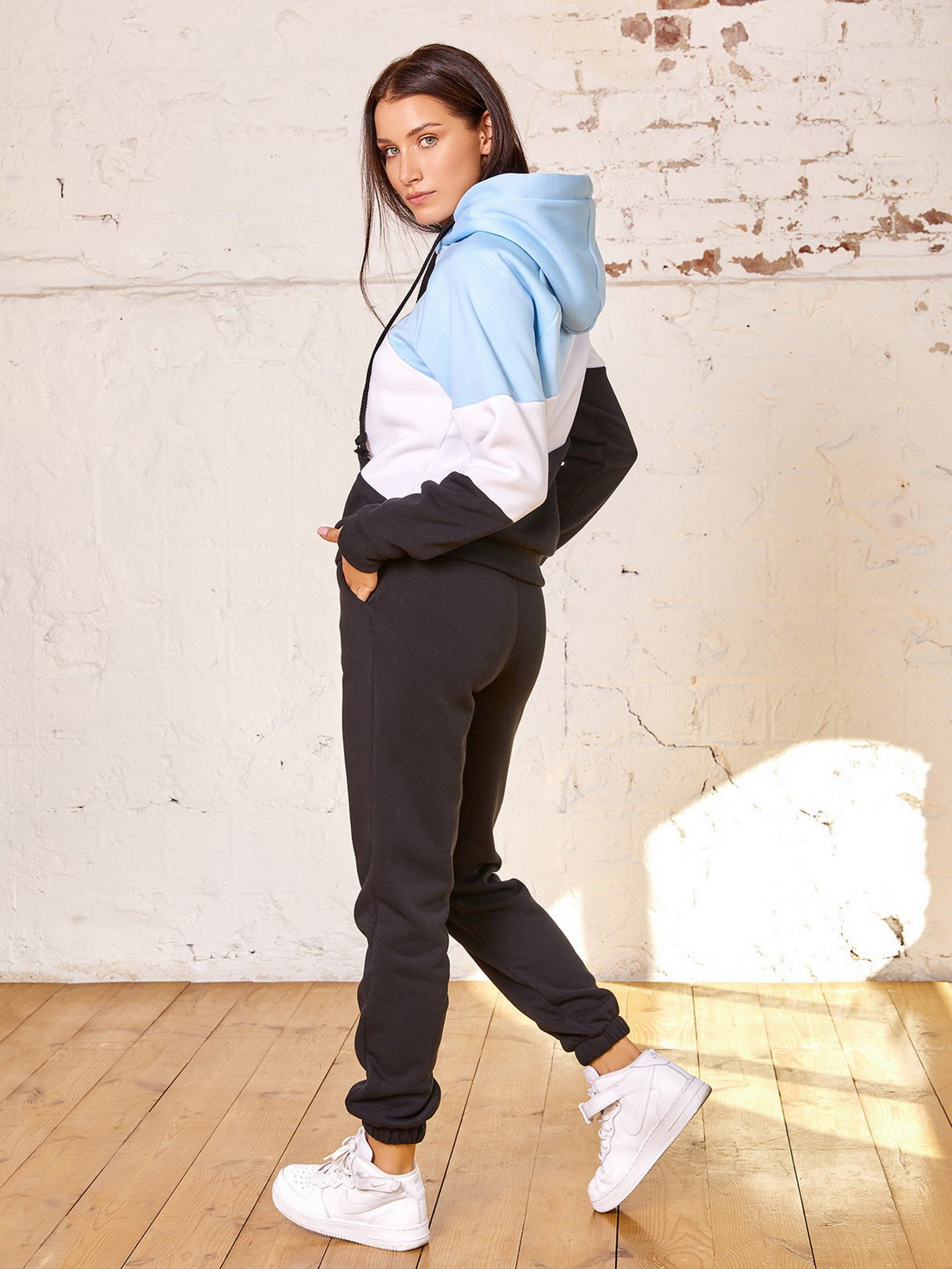 Спортивный костюм ISSA Plus модель SA-70_blackblue Фото