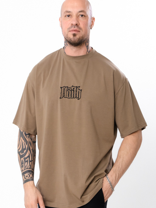 Футболка Носи своє модель 8383-036-22-olivkovo-korichnevij-flaith Фото