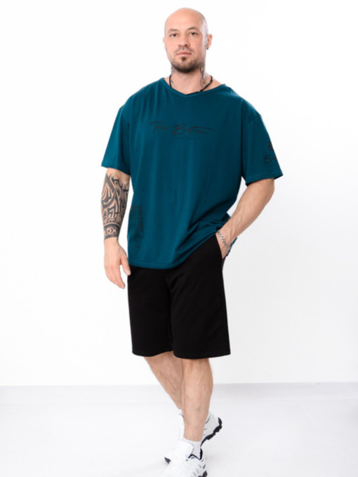 Повседневный костюм Носи своє модель 8194-057-33-temno-smaragdovij-chornij Фото