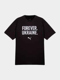 Футболка PUMA 2 Ukraine Ukraine Tee модель 690091 Фото