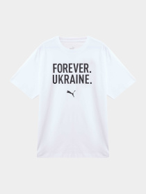 Футболка PUMA 2 Ukraine Ukraine Tee модель 690091 Фото