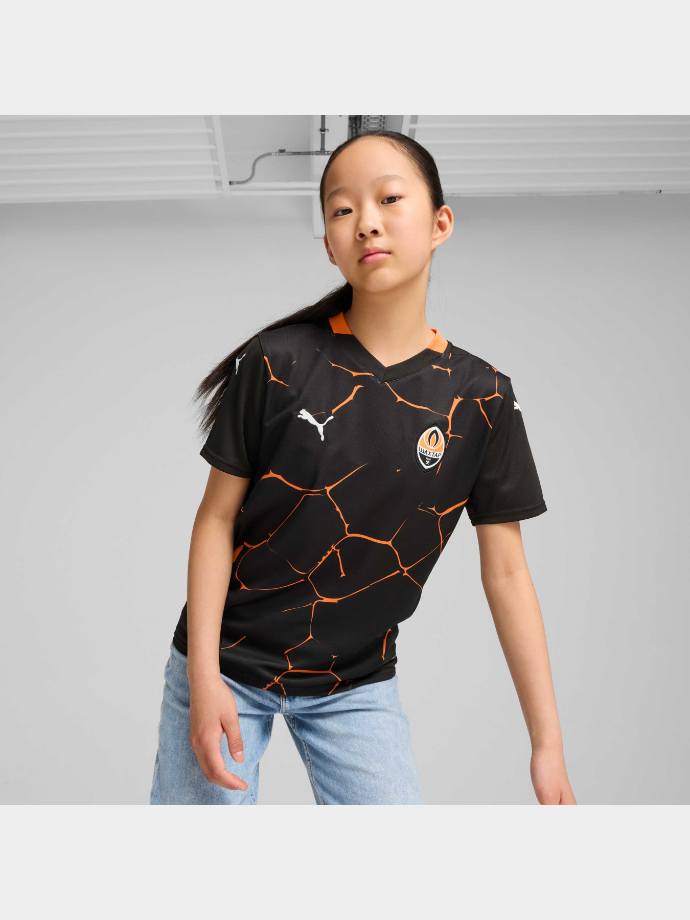 Футболка спортивная PUMA Fcsd Away Replica Jr W/o S. модель 775411 Фото