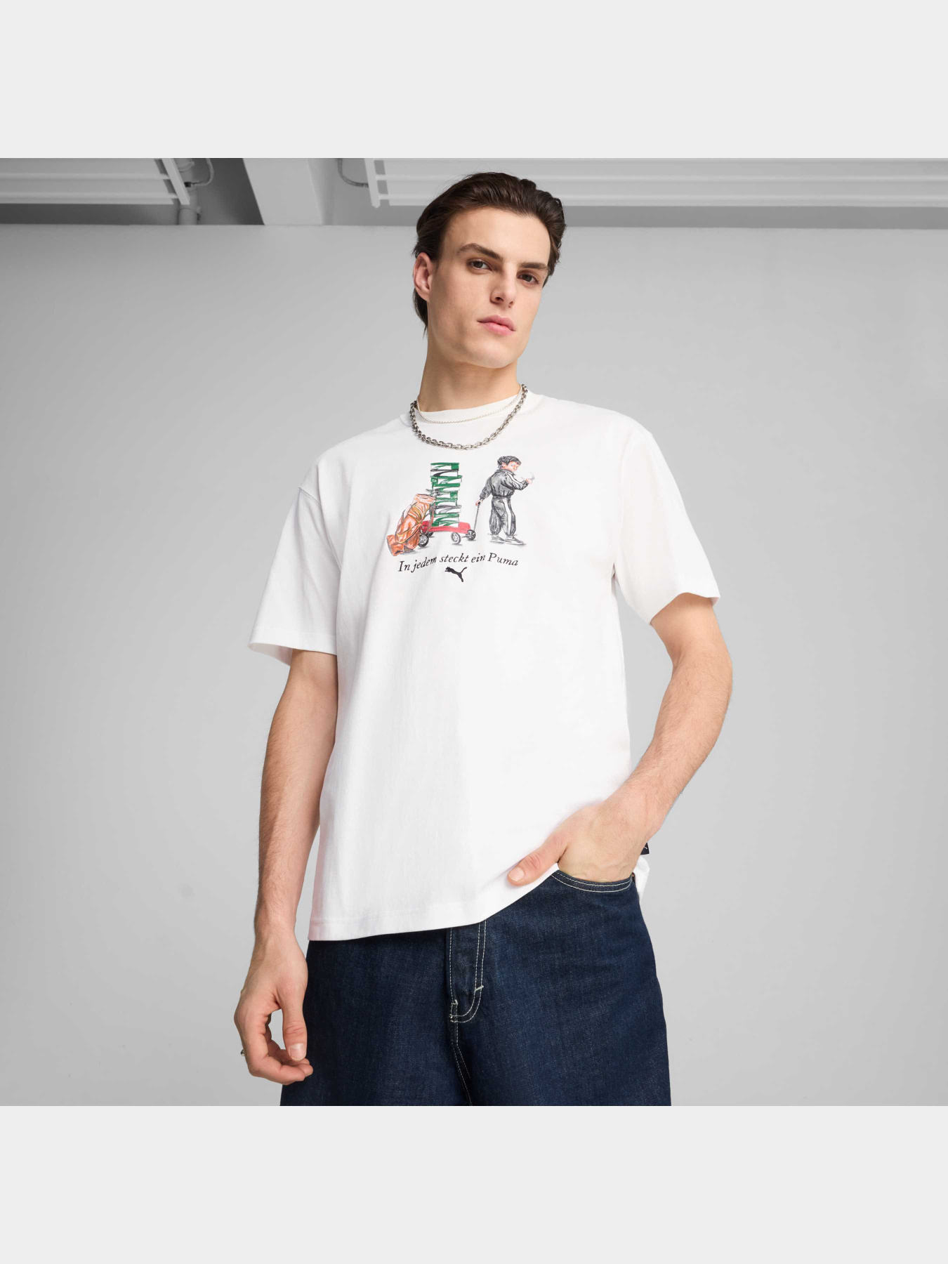 Футболка PUMA Graphics Boy Tee модель 629412 Фото