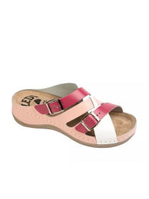 Шльопанці LEDI Anatomic модель LED-414_whitepink Фото