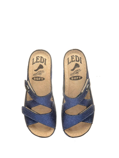 Шлепанцы LEDI Anatomic модель LED-426_blue — фото 4 - INTERTOP